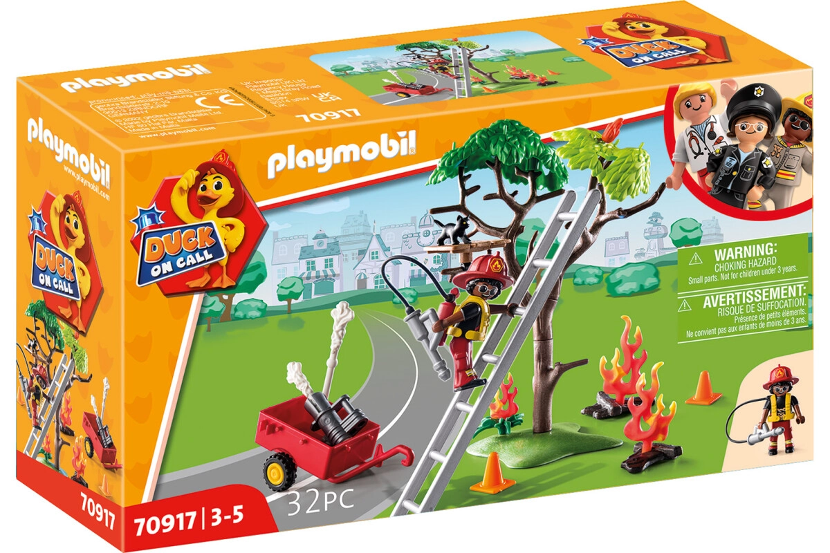 PLAYMOBIL® 70917 DUCK ON CALL Feuerwehr Action Rette die Katze!