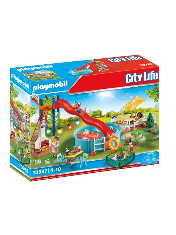 PLAYMOBIL® 70987 Poolparty mit Rutsche