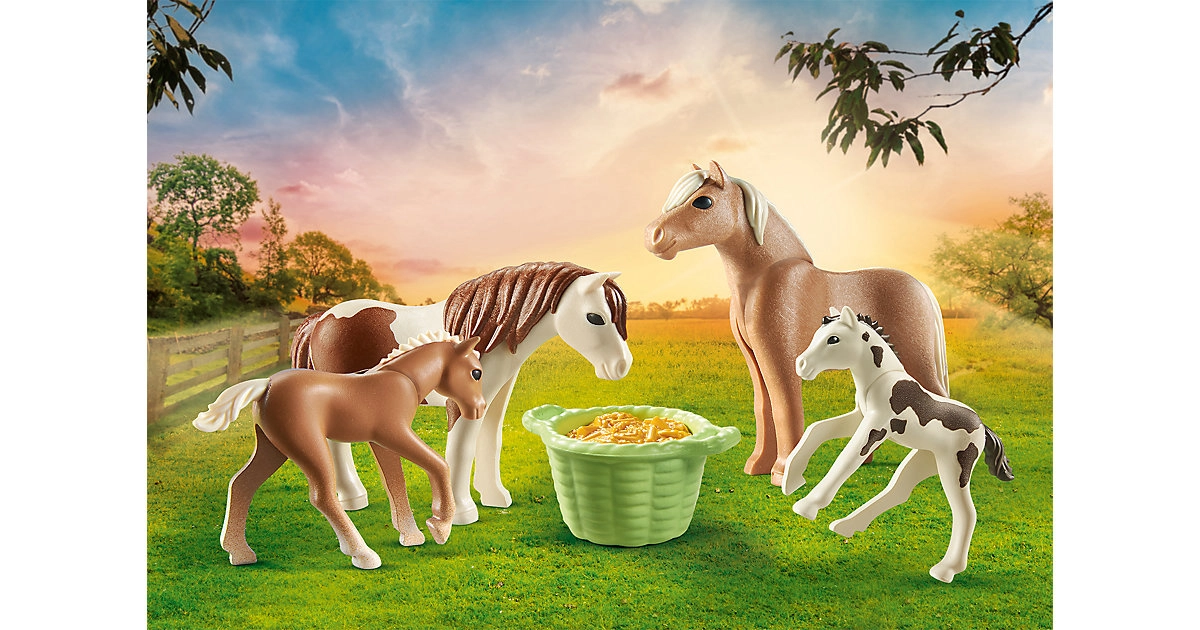 PLAYMOBIL® 71000 2x Island Ponys mit Fohlen