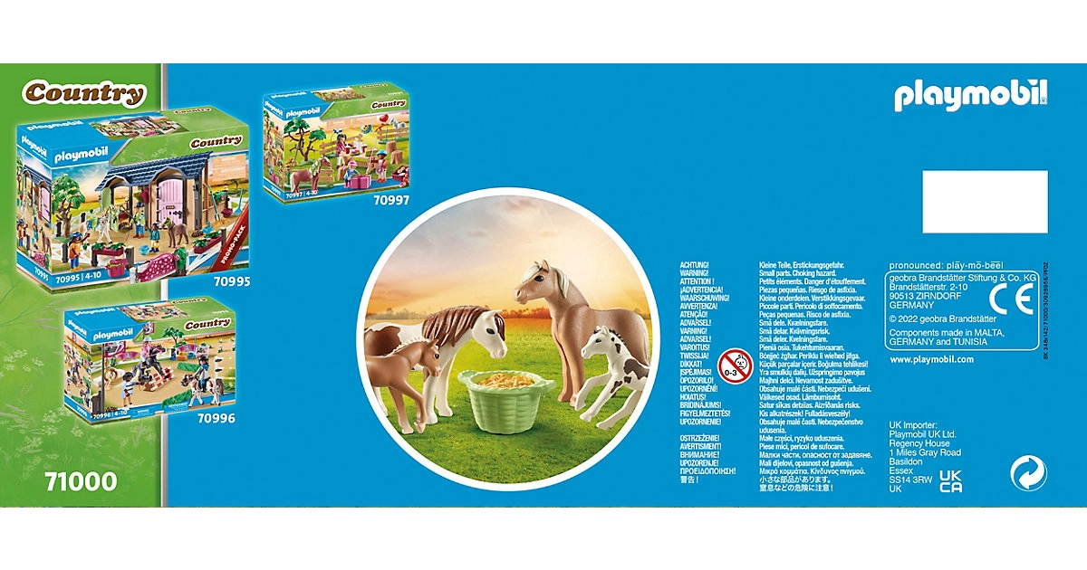 PLAYMOBIL® 71000 2x Island Ponys mit Fohlen