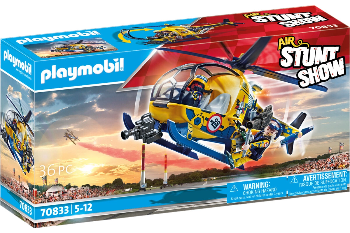 PLAYMOBIL® 70833 Air Stuntshow Filmcrew-Helikopter