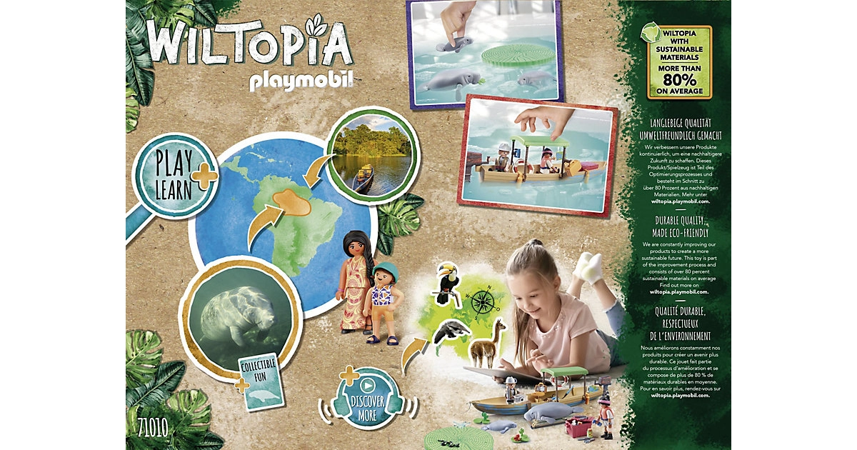 PLAYMOBIL® 71010 Wiltopia Bootsausflug zu den Seekühen