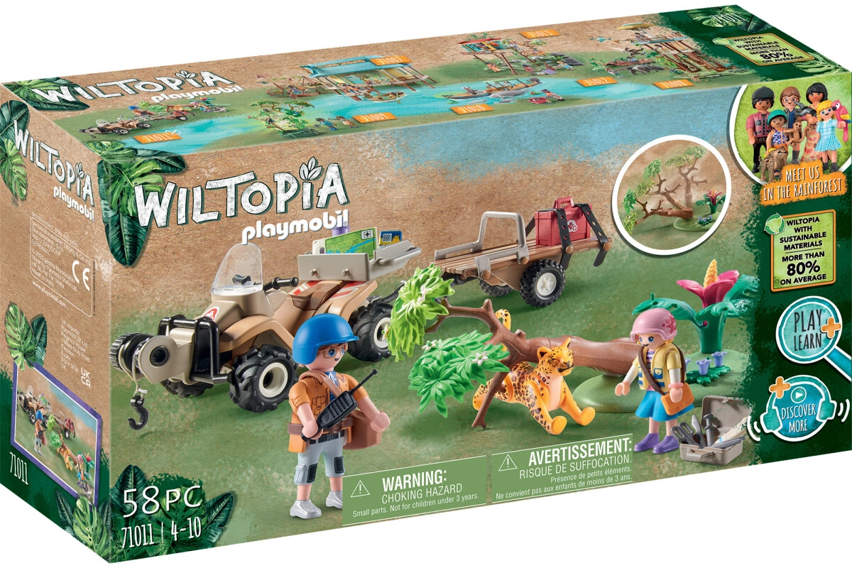 PLAYMOBIL® 71011 Wiltopia- Tierrettungs-Quad