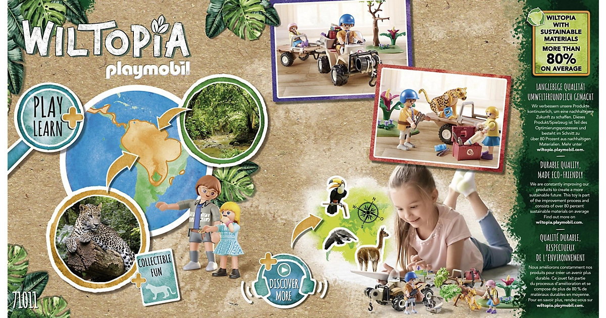 PLAYMOBIL® 71011 Wiltopia- Tierrettungs-Quad