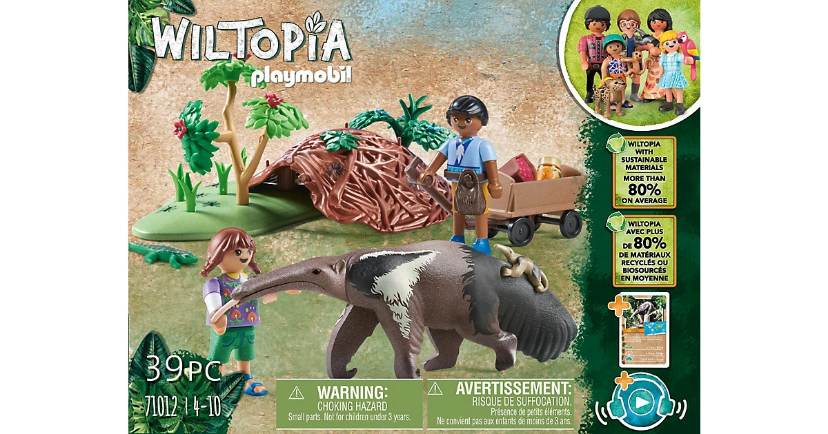 PLAYMOBIL® 71012 Wiltopia Ameisenbärpflege