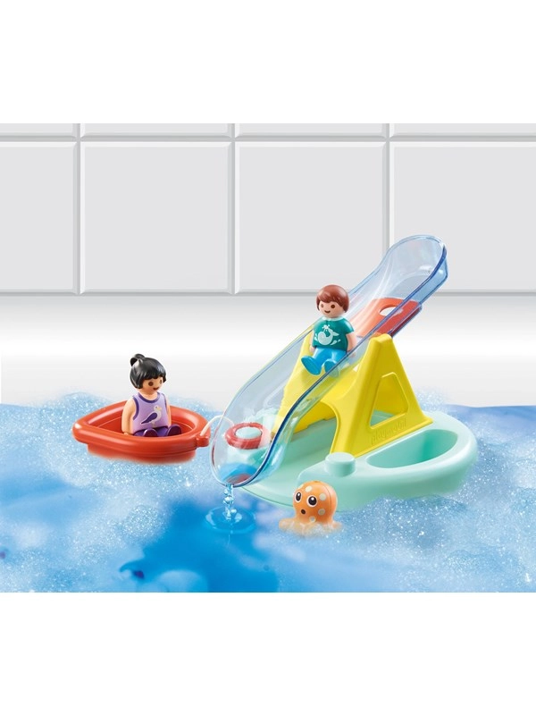 PLAYMOBIL® Aqua 70635 Badeinsel mit Wasserrutsche