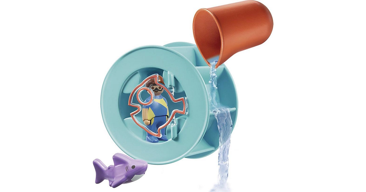 PLAYMOBIL® Aqua 70636 Wasserwirbelrad mit Babyhai