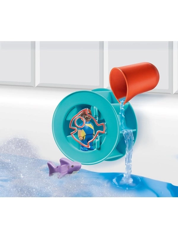 PLAYMOBIL® Aqua 70636 Wasserwirbelrad mit Babyhai