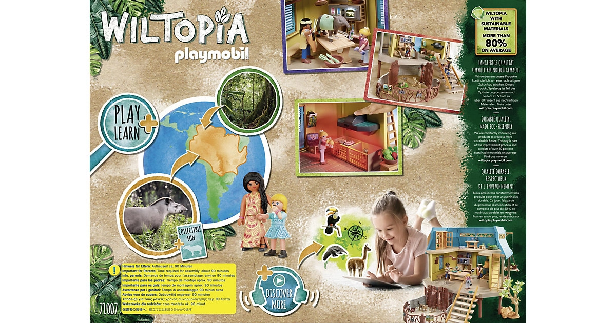 PLAYMOBIL® 71007 Wiltopia Tierpflegestation