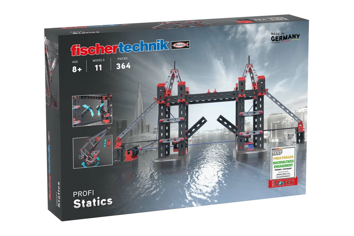 fischertechnik 564071 Statics Modellbaukasten zum Thema Statik