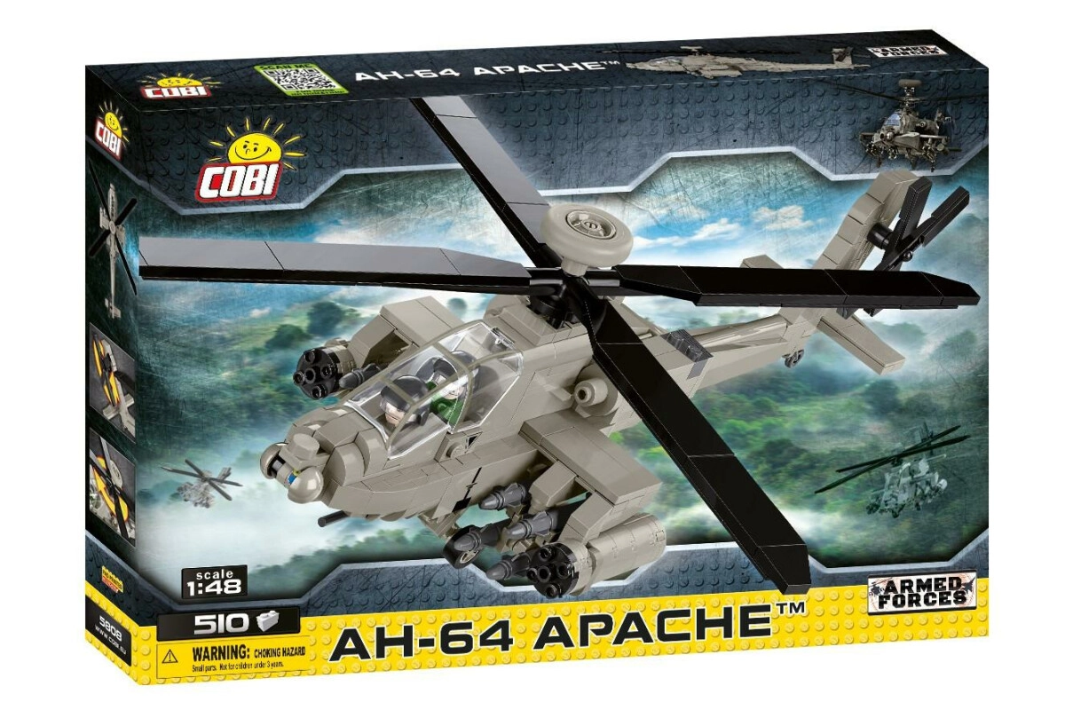 Cobi 5808 Helikopter AH-64 Apache Boeing Kampfhubschrauber Armed Forces Collection