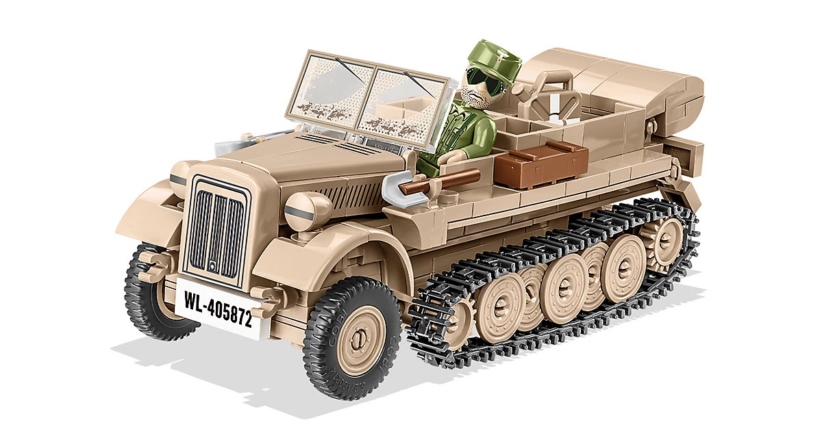 Cobi 2273 WWII Sonder-Kfz10 DEMAG D7 Halbketten-Artillerietraktor