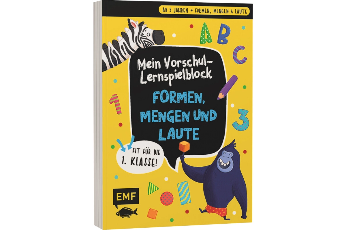 Fit für die 1. Klasse! Mein Vorschul-Lernspielblock Formen, Mengen und Laute