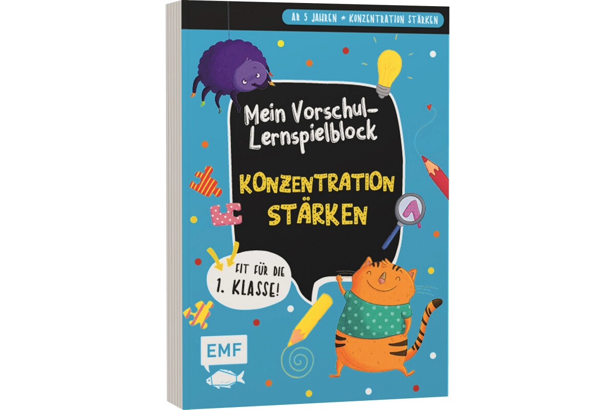 Fit für die 1. Klasse! Mein Vorschul-Lernspielblock Konzentration stärken