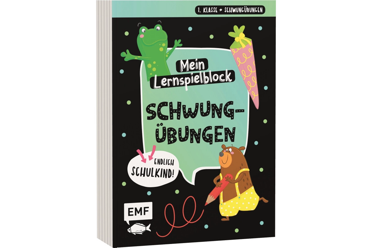 Endlich Schulkind! Mein Lernspielblock - Schwungübungen