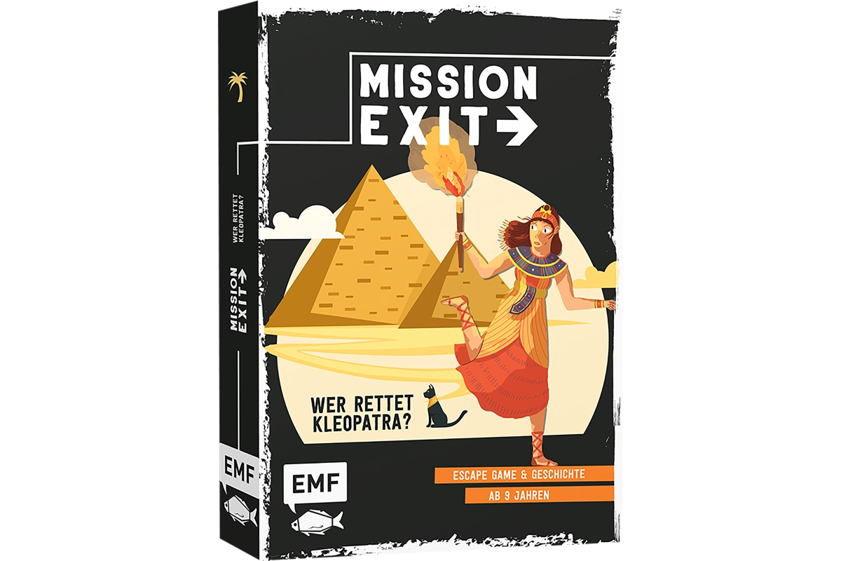 Mission: Exit Wer rettet Kleopatra? Escape Game und Geschichte ab 9 Jahren für 1 oder mehrere Spieler