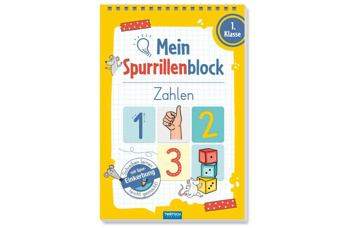 Trötsch Mein Spurrillenblock Zahlen Übungsbuch