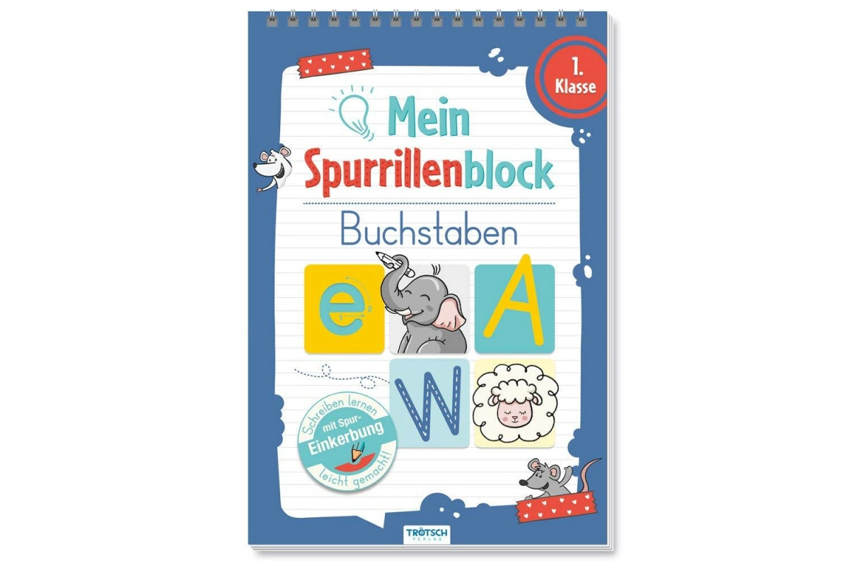 Trötsch Mein Spurrillenblock Buchstaben Übungsbuch