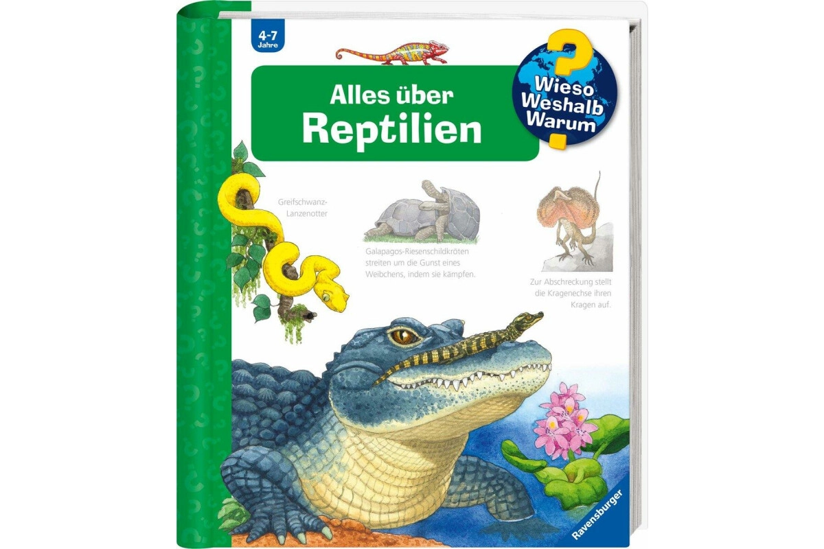 Ravensburger Wieso? Weshalb? Warum? Band. 64: Alles über Reptilien