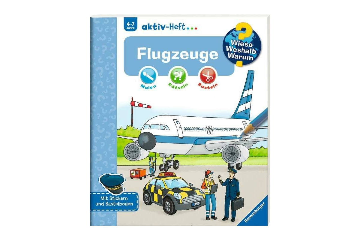 Ravensburger Wieso? Weshalb? Warum? Aktiv-Heft Flugzeuge