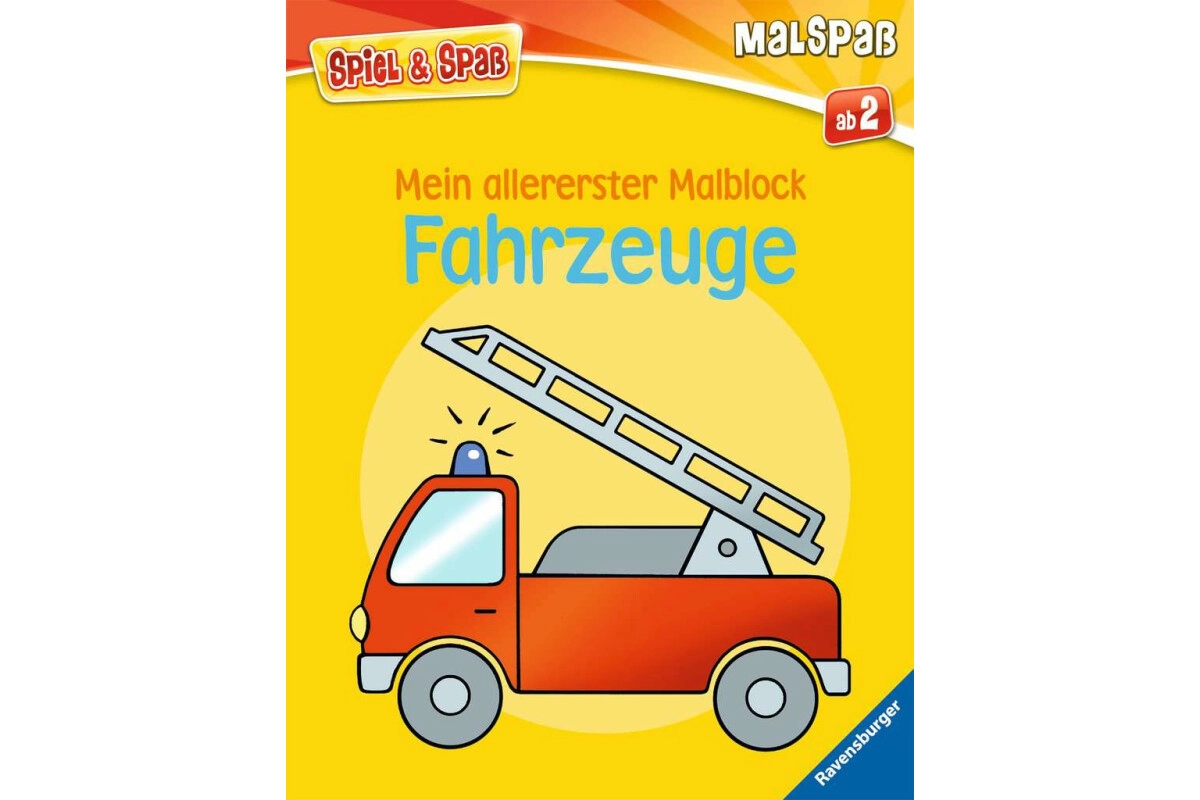 Ravensburger 55790 Mein allererster Malblock: Fahrzeuge