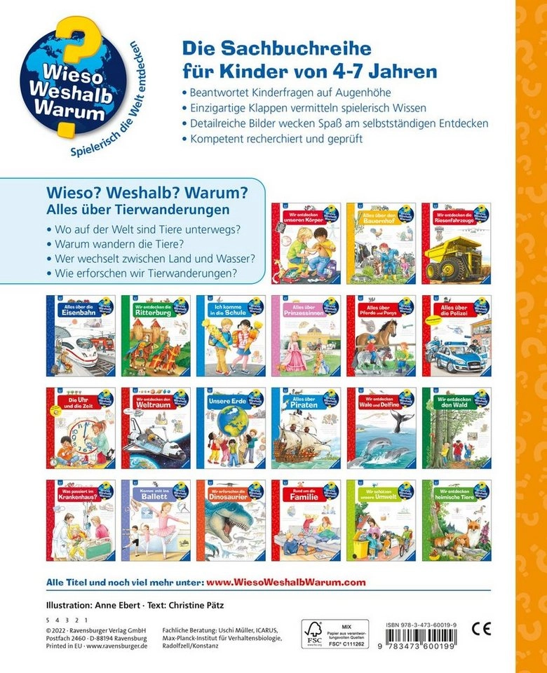 Ravensburger Wieso? Weshalb? Warum? Alles über Tierwanderungen