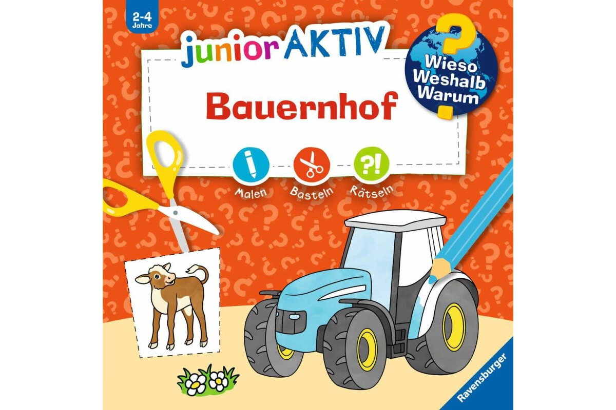 Ravensburger Wieso? Weshalb? Warum? Junior Aktivheft Bauernhof