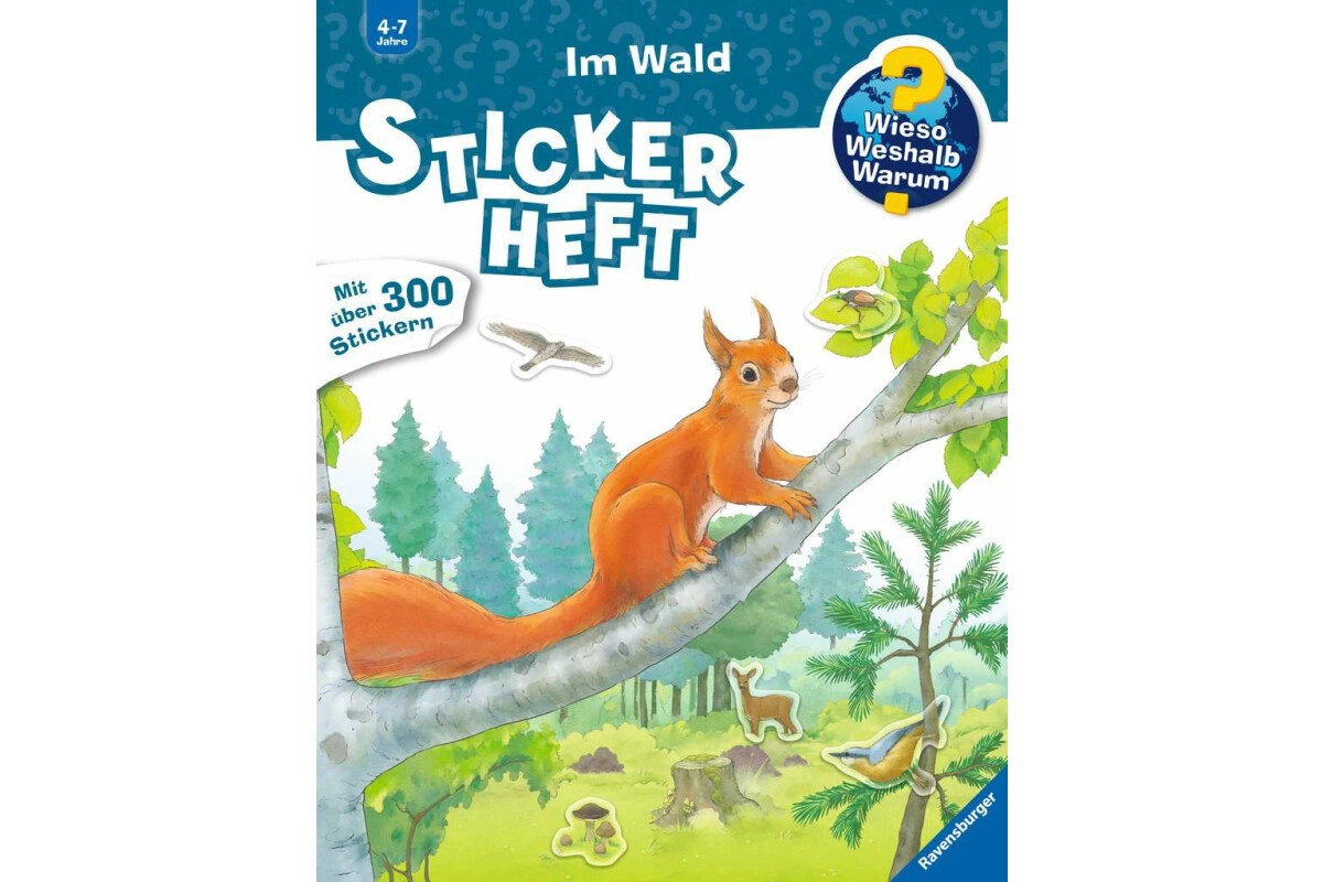 Wieso? Weshalb? Warum? Stickerheft Im Wald