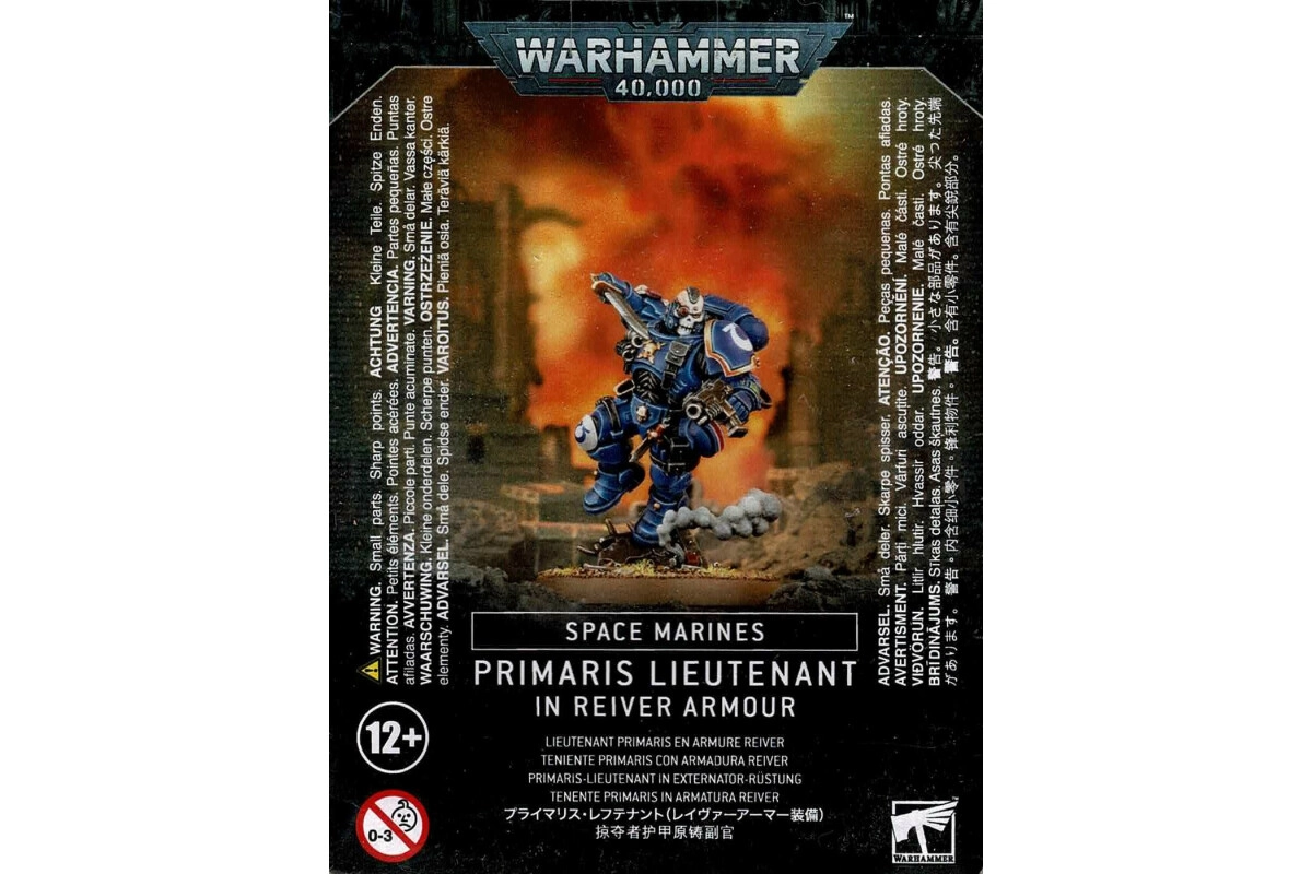 Warhammer 40,000 Space Marines Primaris Lieutenant in Reiver Armour 48-64