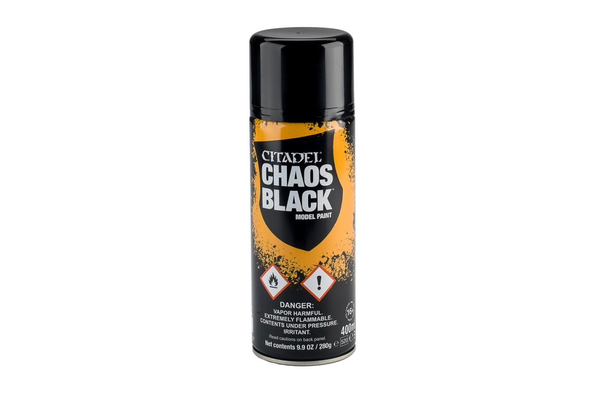 Citadel Chaos Black 400 ml Spray Paint 62-02