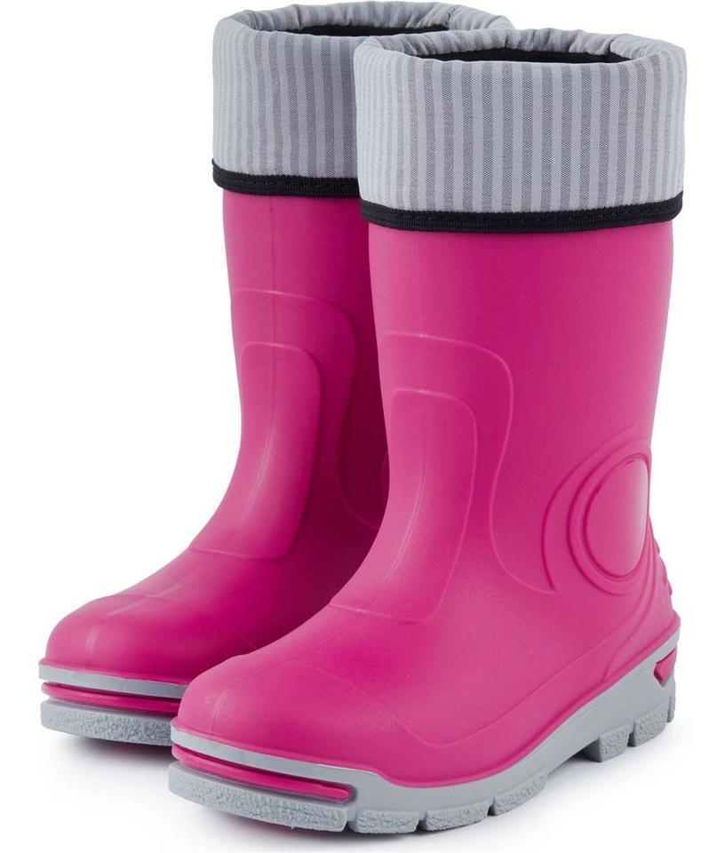 Ladeheid »Kinder Mädchen Jungen Gummistiefel Regenschuhe mit Warme Socke LARB013« Hausschuh