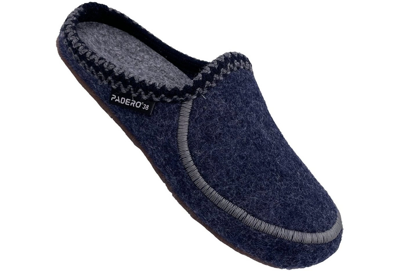 PADERO »MANNI Pantoffel Wollfilz« Hausschuh