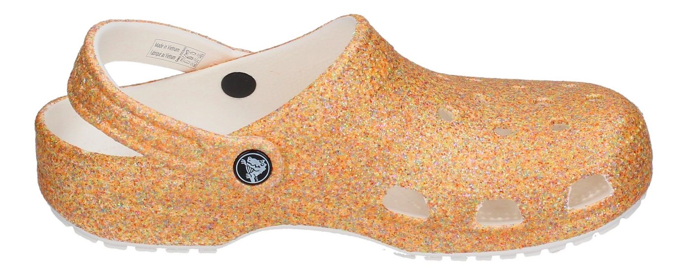 Crocs »Classic Glitter Clog« Clog orange sorbet