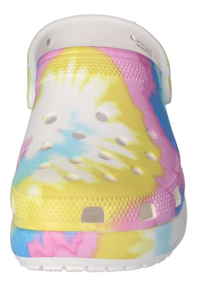 Crocs »CLASSIC PLATFORM TieDye Graphic Clog« Clog White Multi