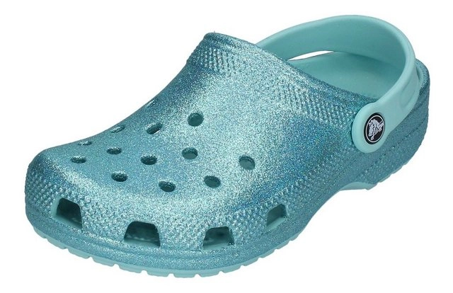 Crocs »Classic Glitter Kids« Clog pure water