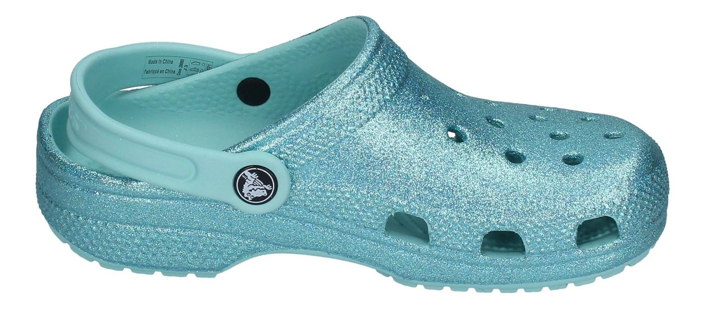 Crocs »Classic Glitter Kids« Clog pure water