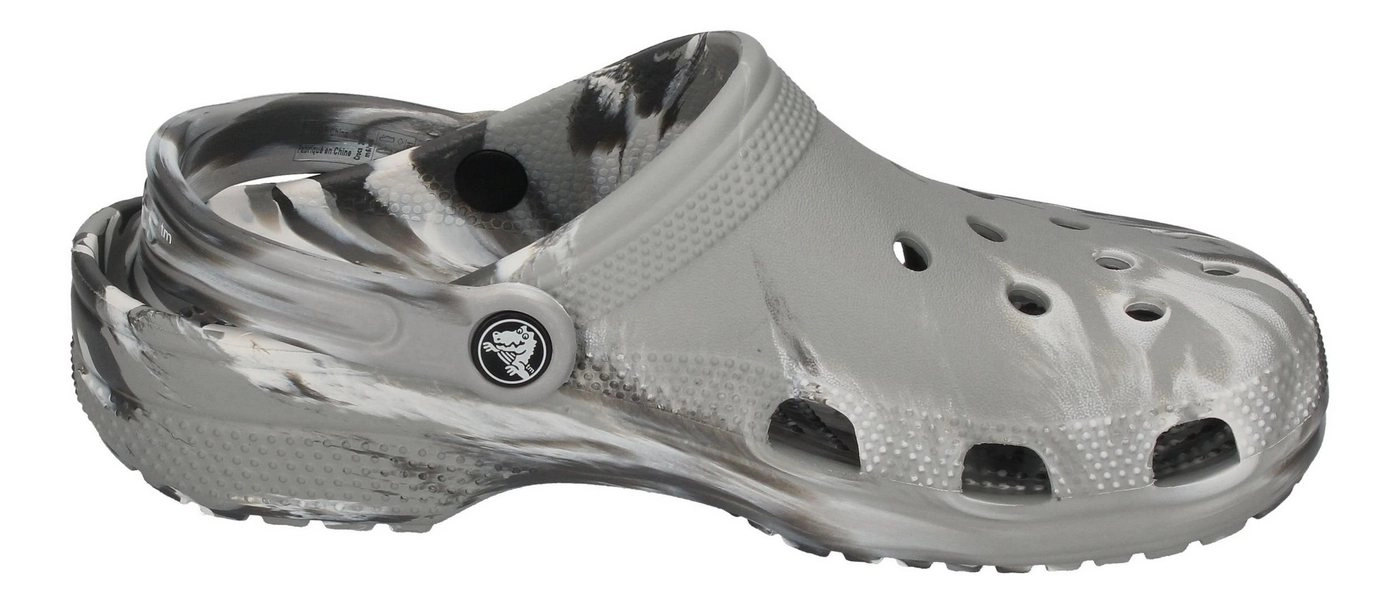 Crocs »CLASSIC MARBLED CLOG« Clog Light Grey Multi
