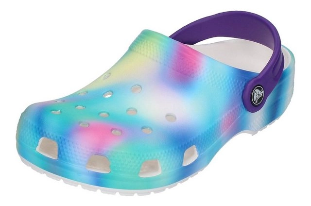 Crocs »CLASSIC SOLARIZED KIDS CLOG« Clog white multi