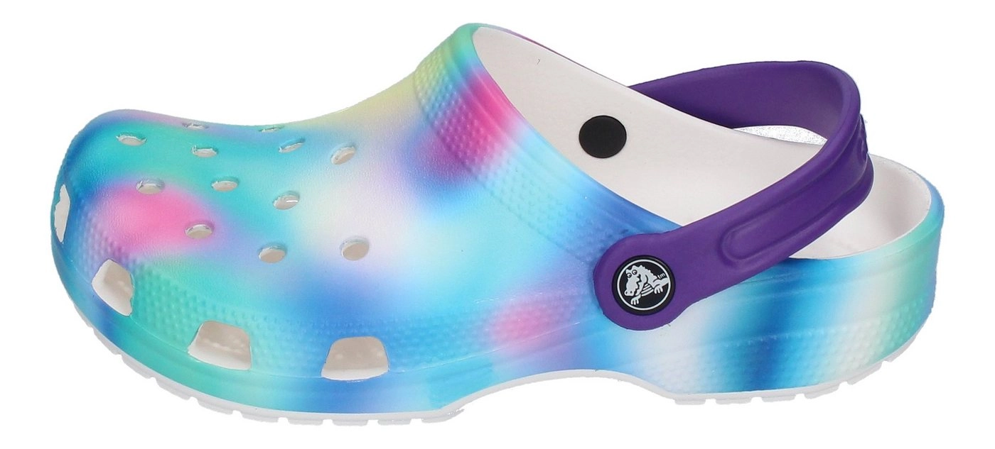 Crocs »CLASSIC SOLARIZED KIDS CLOG« Clog white multi
