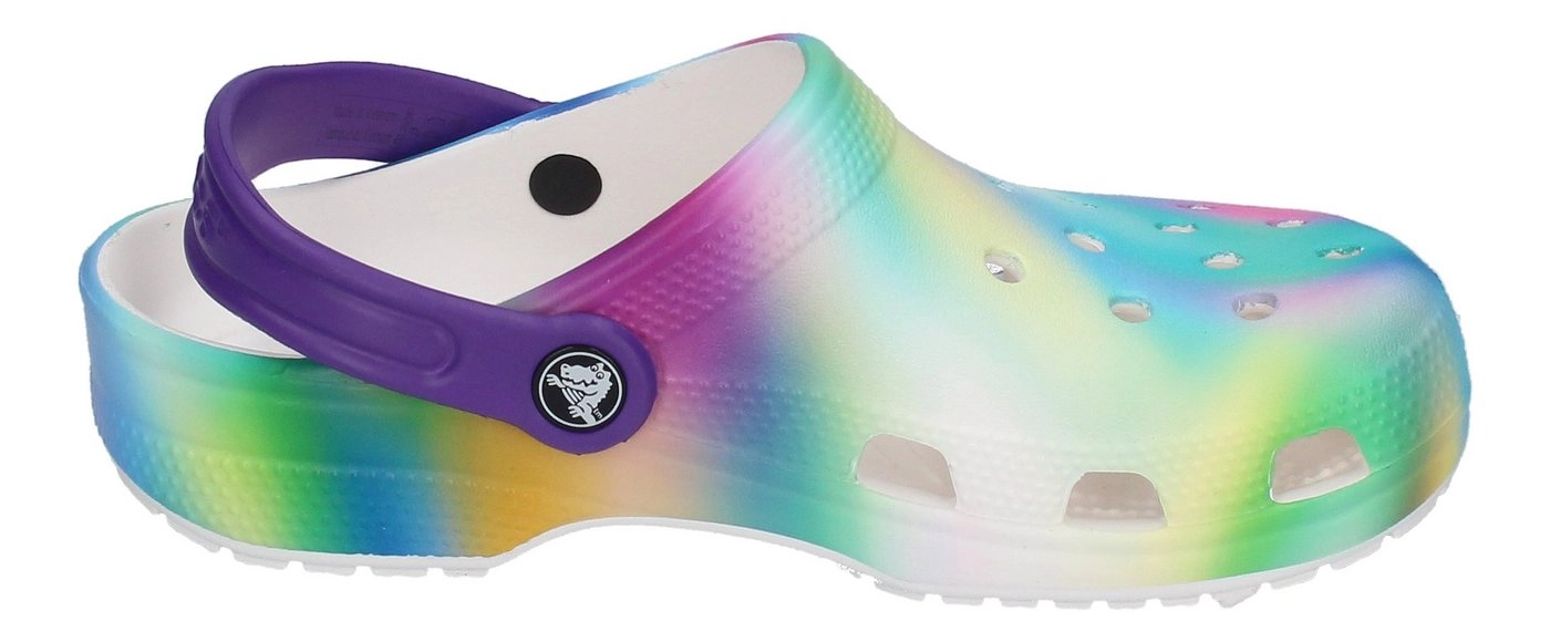 Crocs »CLASSIC SOLARIZED KIDS CLOG« Clog white multi
