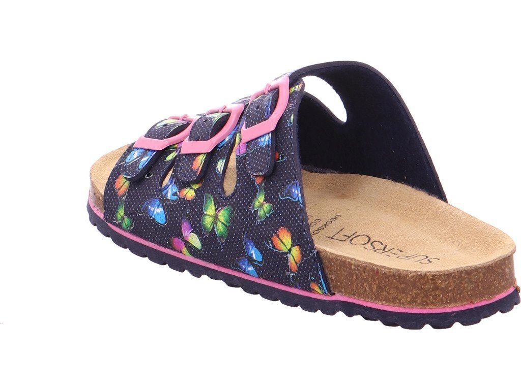 Indigo »indigo TieffuSSbett Pantoletten Pantolette Sandalen Hausschuhe blau 474285000/834« Pantolette
