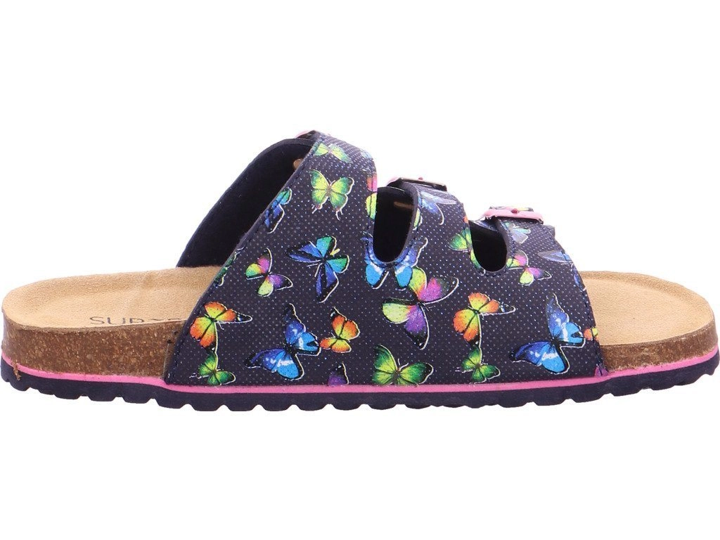 Indigo »indigo TieffuSSbett Pantoletten Pantolette Sandalen Hausschuhe blau 474285000/834« Pantolette