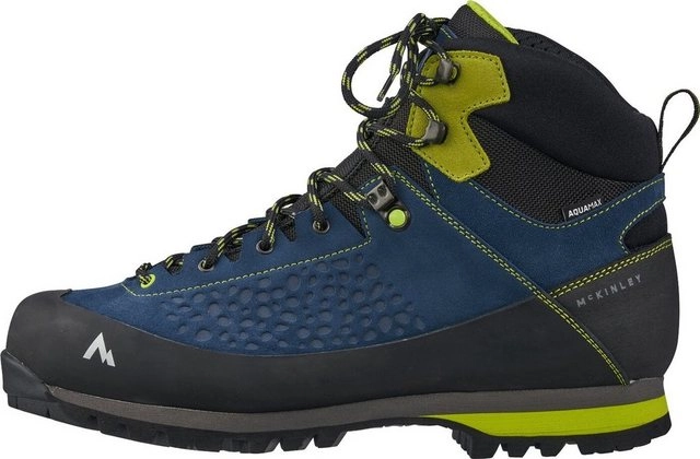 McKINLEY »He.-Trek-Stiefel Blackiston Mid AQX M Black/Yellow« Trekkingschuh