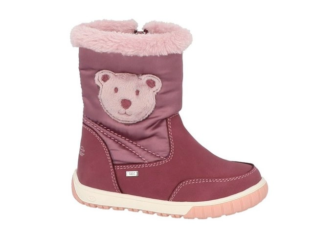 TOM TAILOR »Tom Tailor Stiefel mit Warmfutter für Mädchen Tex-Membran Kunstfellrand Bärchen« Stiefel