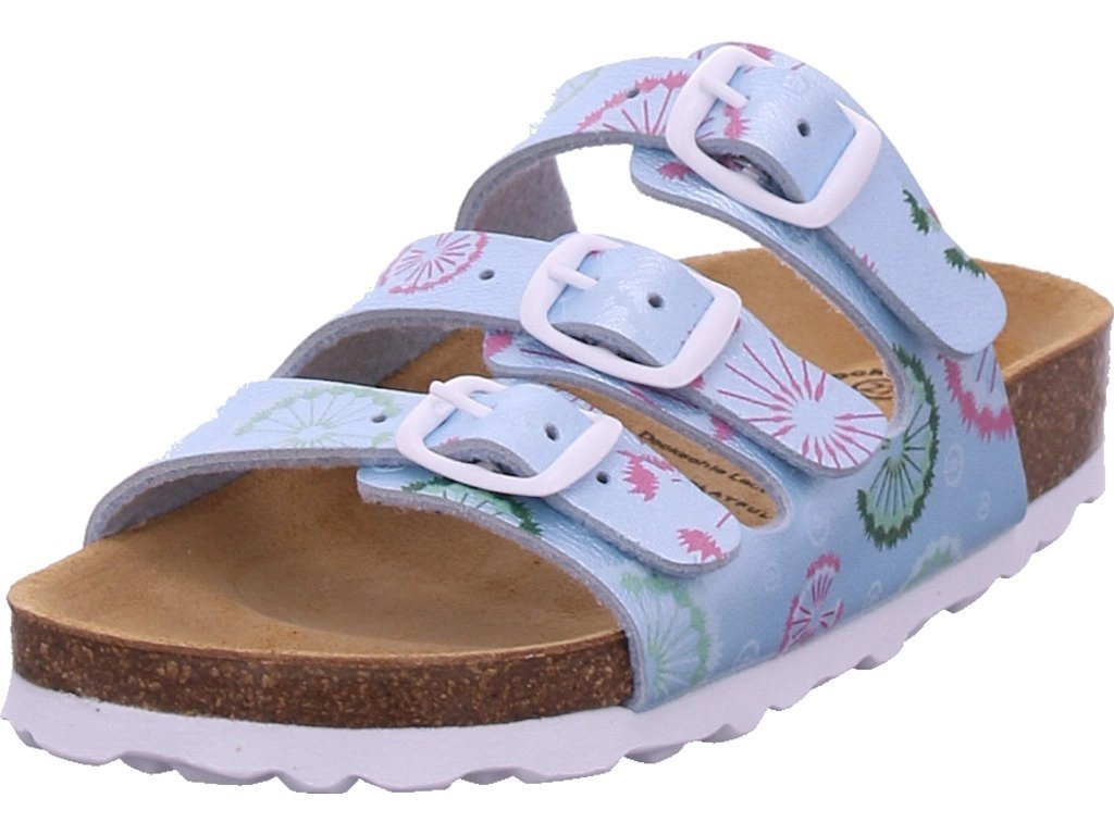 Lico »Lico Bioline Flower Kids Damen Hausschuh grün 560202« Pantolette