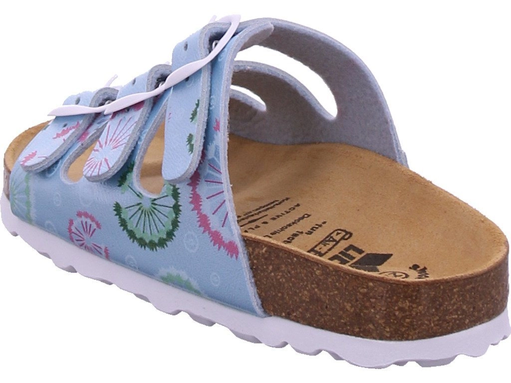 Lico »Lico Bioline Flower Kids Damen Hausschuh grün 560202« Pantolette