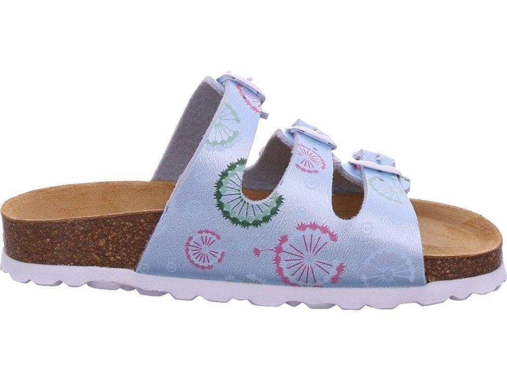 Lico »Lico Bioline Flower Kids Damen Hausschuh grün 560202« Pantolette