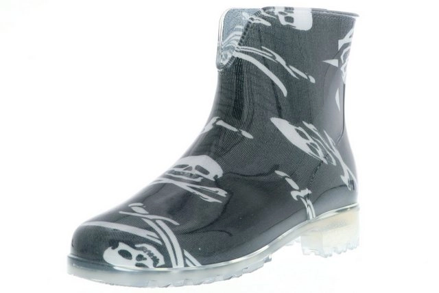 G&G »Paola Totenkopf schwarz« Gummistiefel