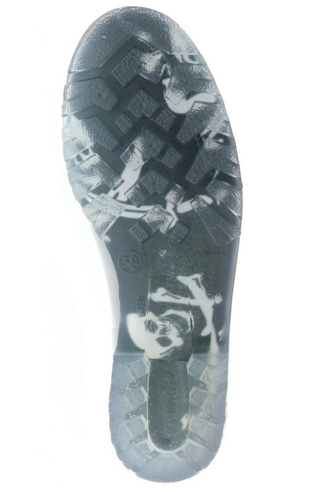 G&G »Paola Totenkopf schwarz« Gummistiefel