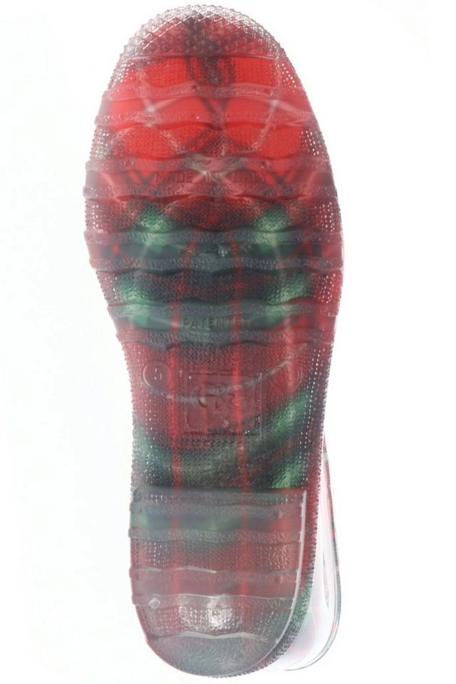 G&G »LINA rot Karo Kurz« Gummistiefel